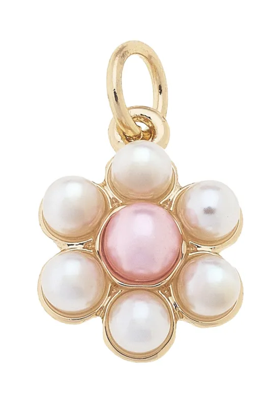 Pearl Flower Charm sold by Canvas Style