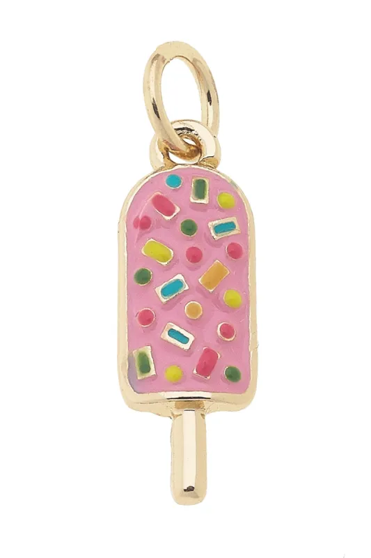 Enamel Popsicle Charm in Light Pink sold by Canvas Style