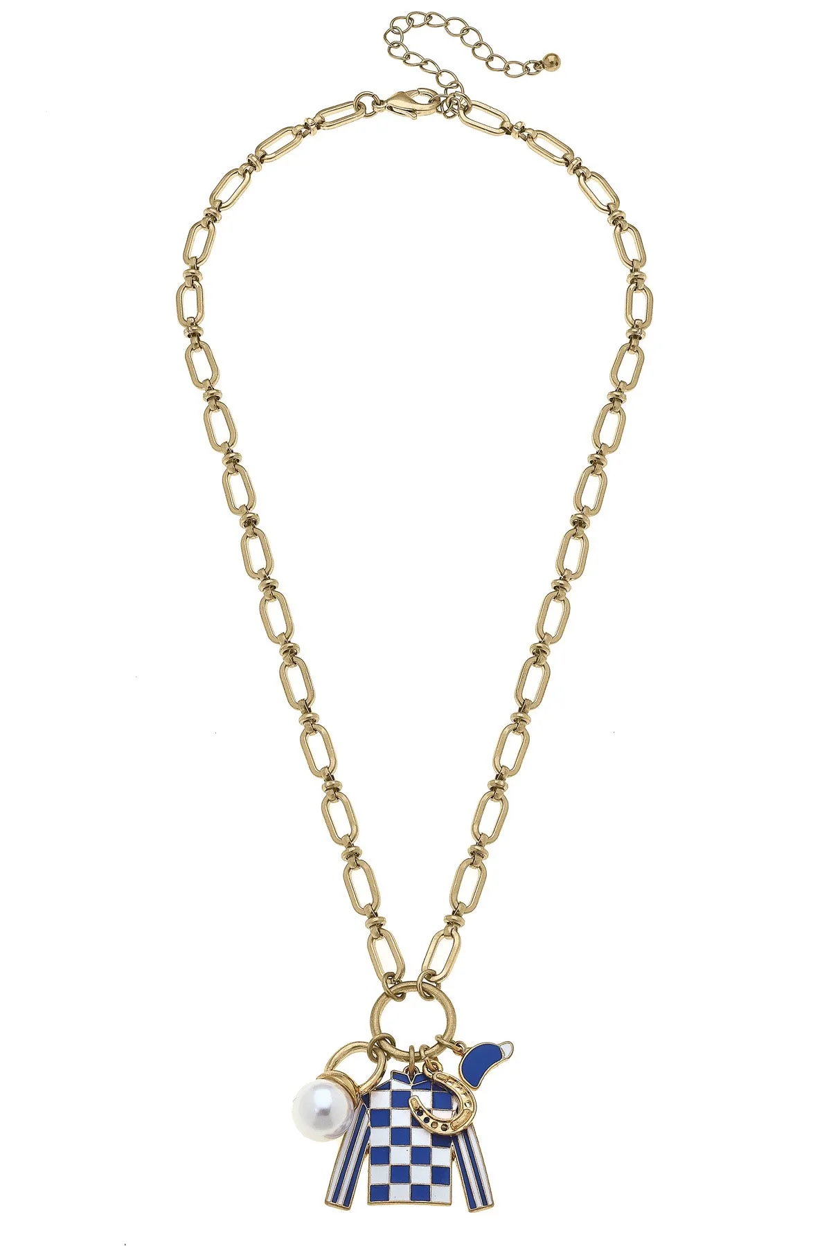 Bluebell Jockey Silk Lucky Charms Necklace sold by Canvas Style