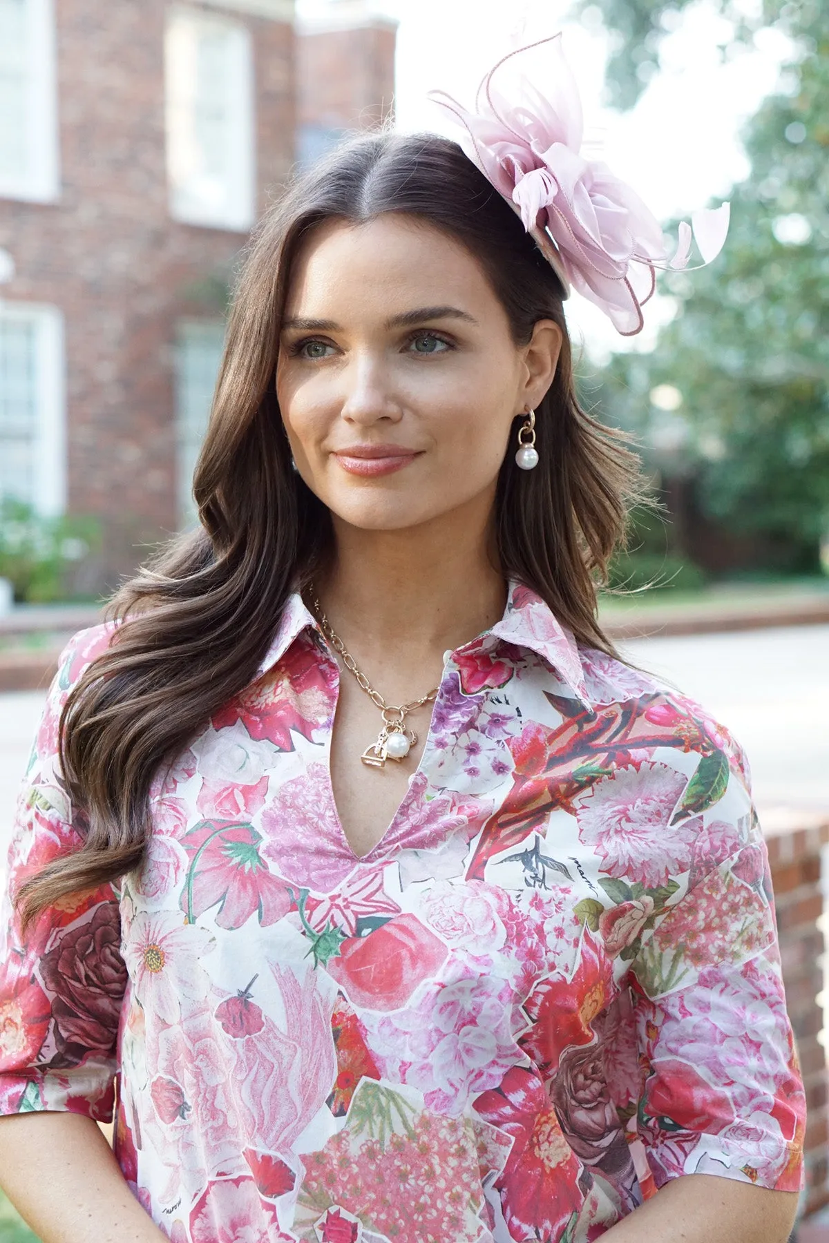 Rosalind Equestrian Charm Necklace in Shiny Gold sold by Canvas Style product image thumbnail 2