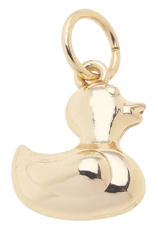 Rubber Ducky Charm in Shiny Gold sold by Canvas Style