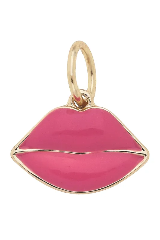 Lips Charm in Fuchsia sold by Canvas Style