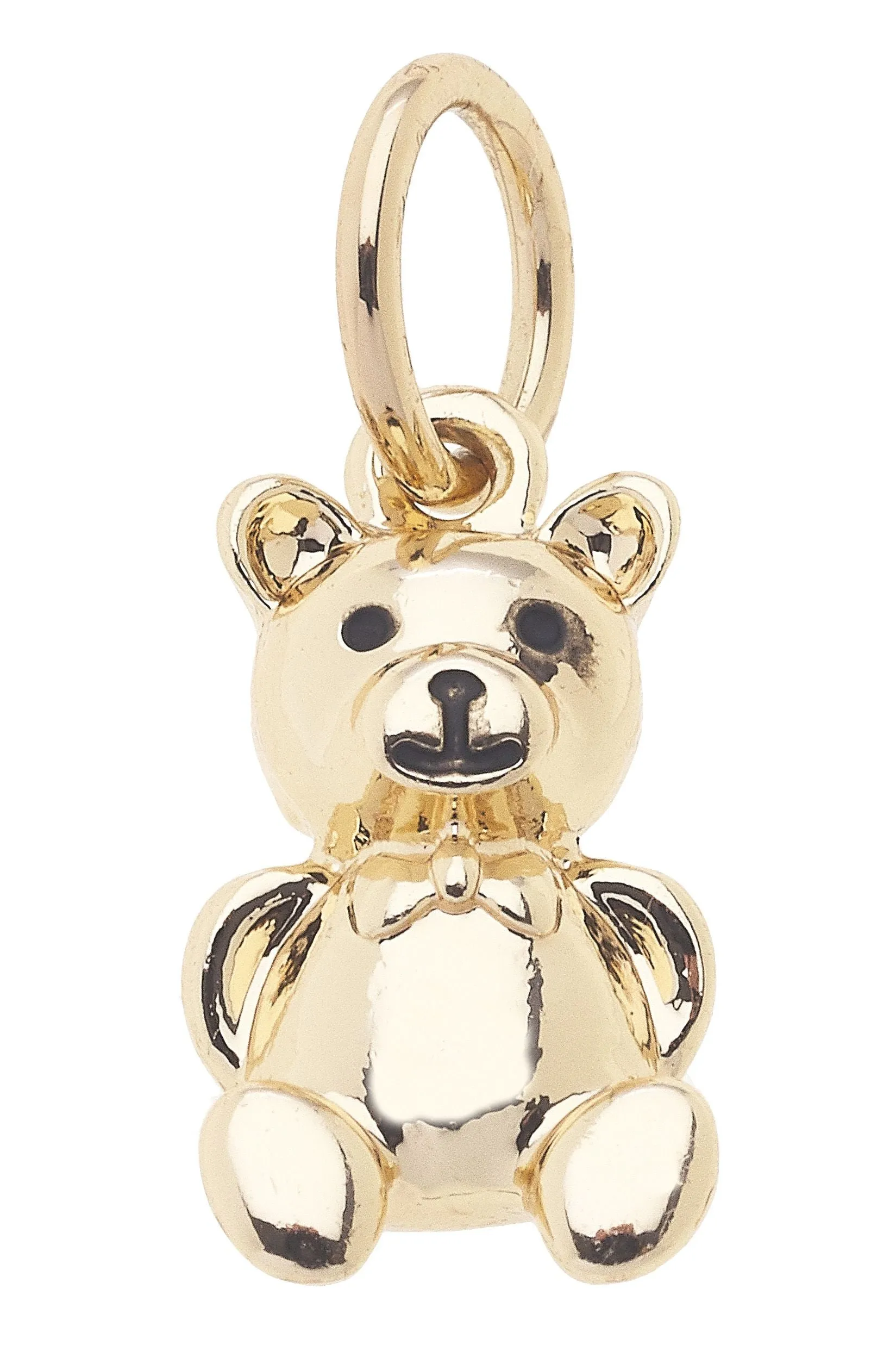 Teddy Bear Charm in Shiny Gold sold by Canvas Style