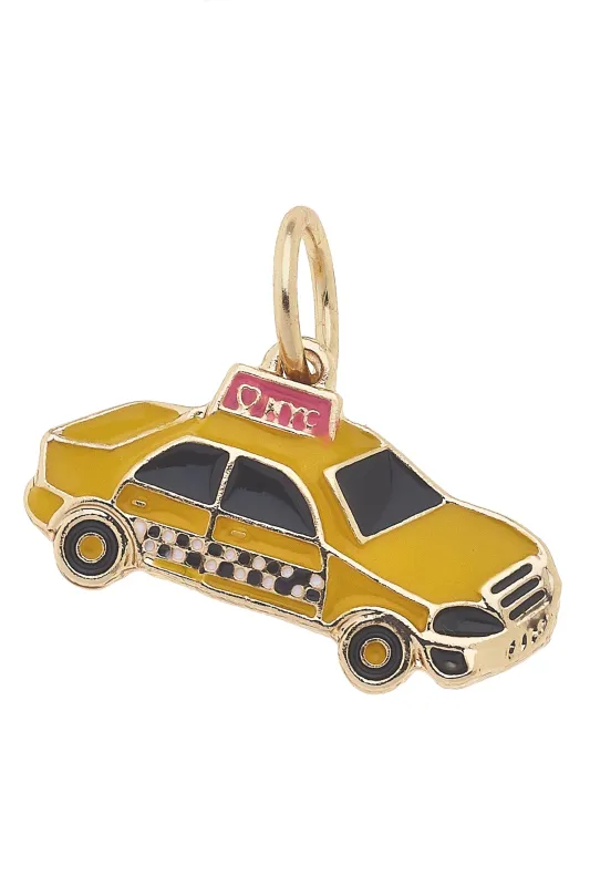 NYC Taxi Charm in Yellow sold by Canvas Style