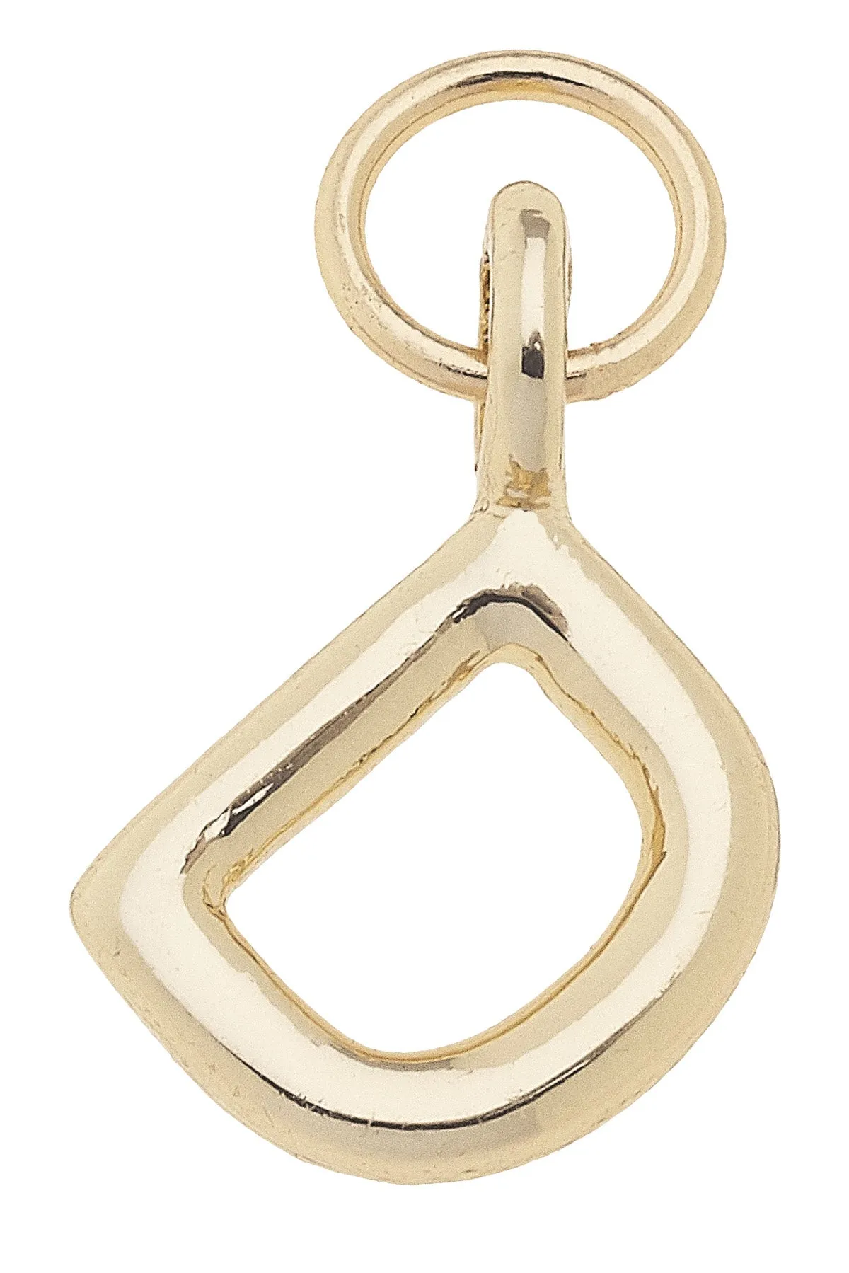 Mini Initial Charm in Shiny Gold sold by Canvas Style product image thumbnail 4