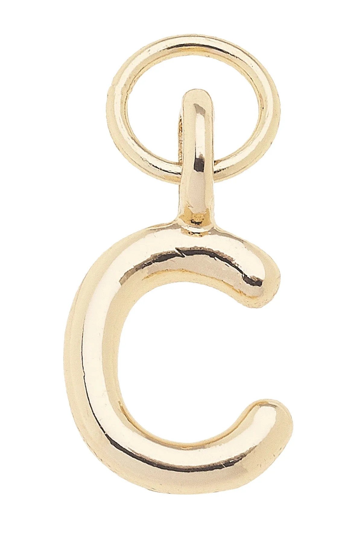 Mini Initial Charm in Shiny Gold sold by Canvas Style product image thumbnail 3