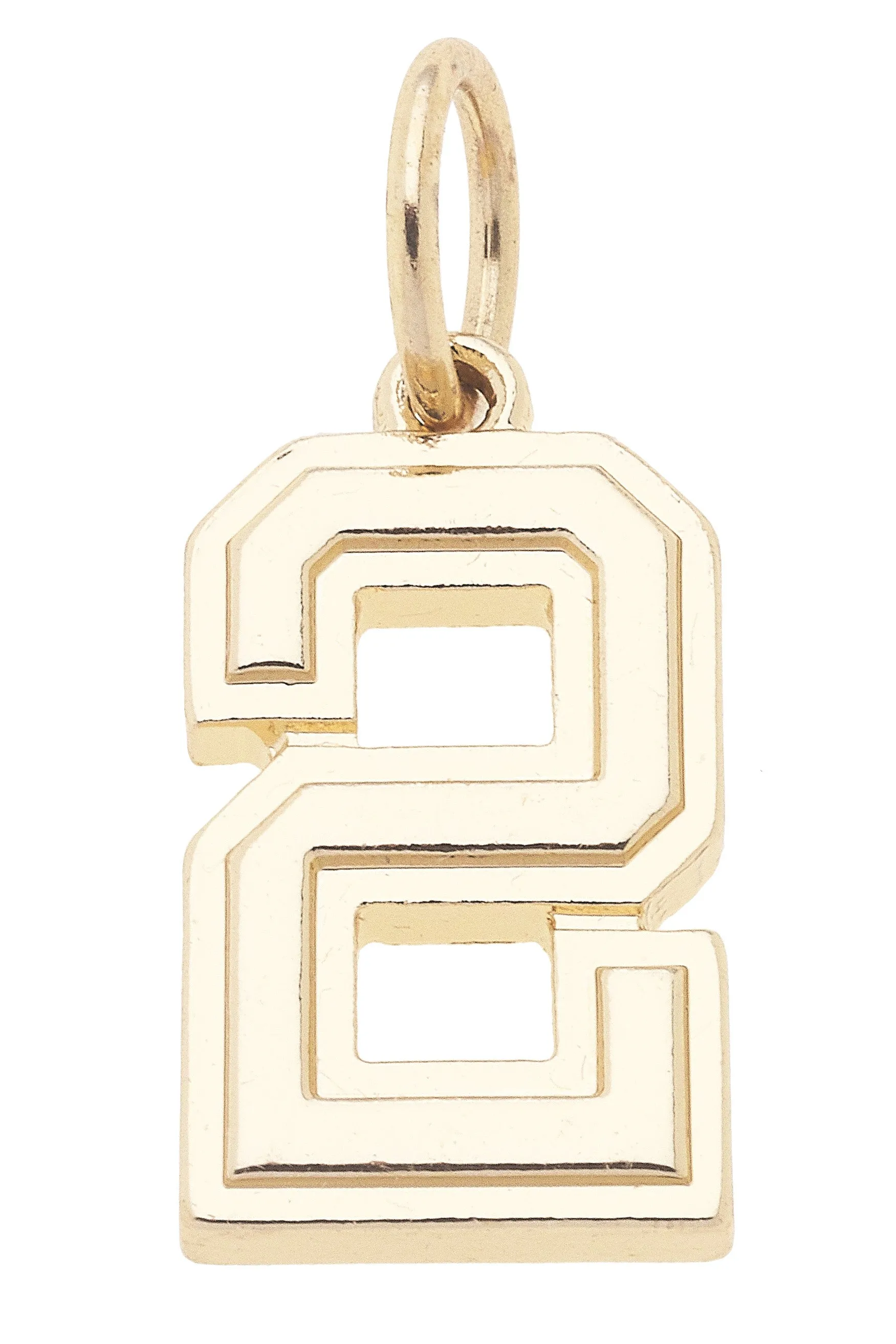Number Charm in Shiny Gold sold by Canvas Style product image thumbnail 3