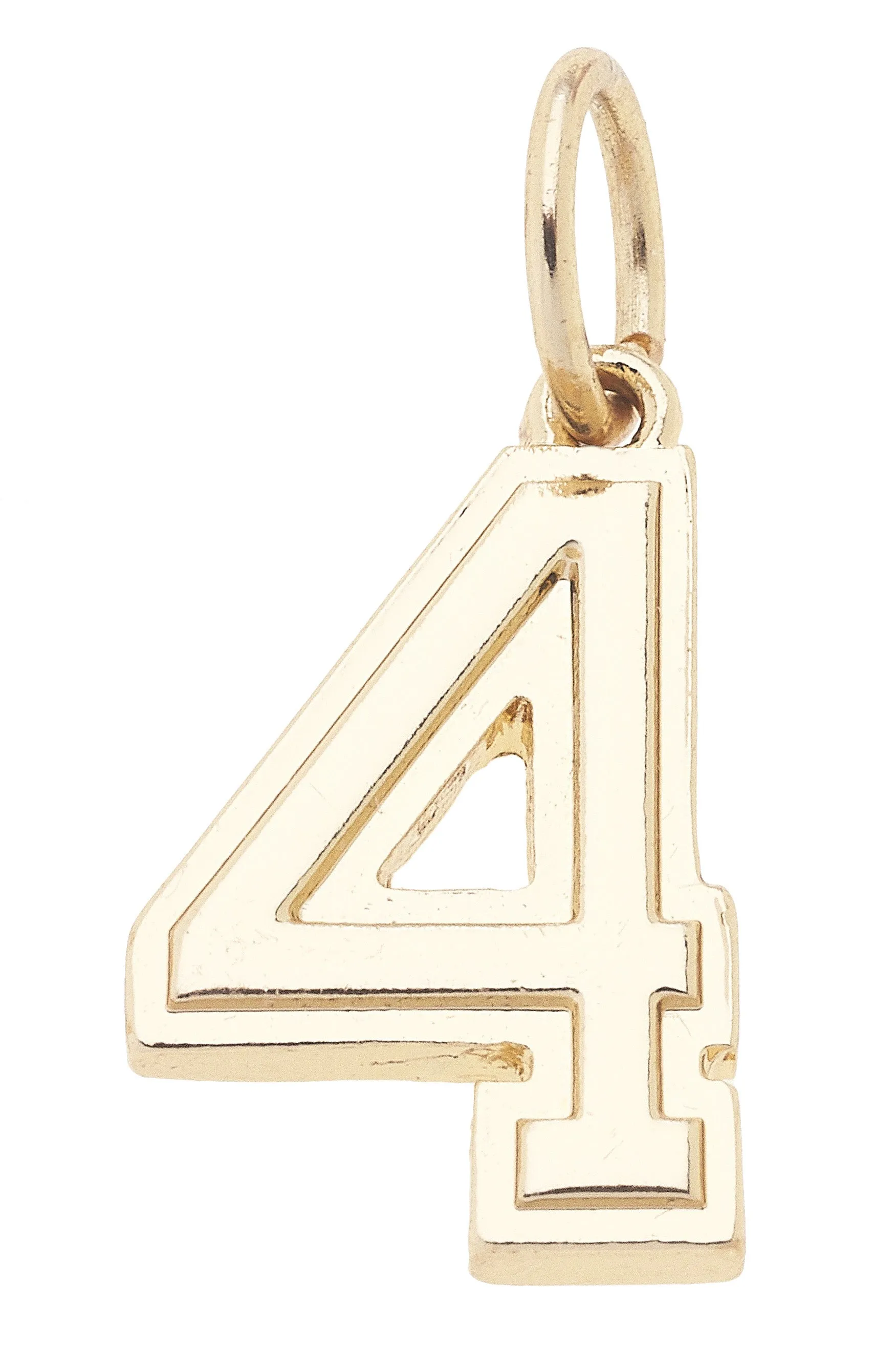 Number Charm in Shiny Gold sold by Canvas Style product image thumbnail 5