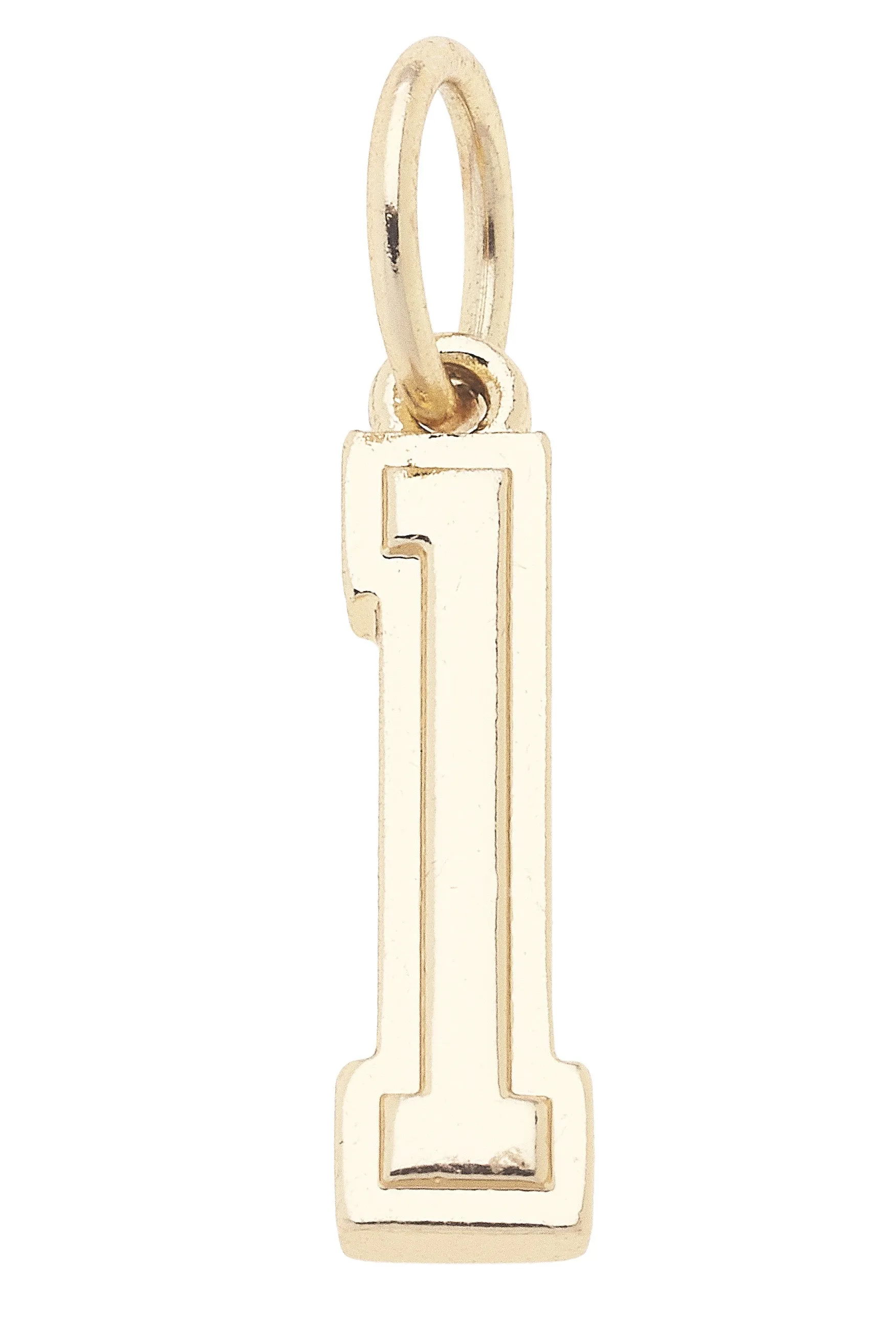 Number Charm in Shiny Gold sold by Canvas Style product image thumbnail 2