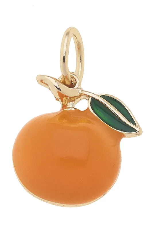 3-D Orange Charm in Orange sold by Canvas Style