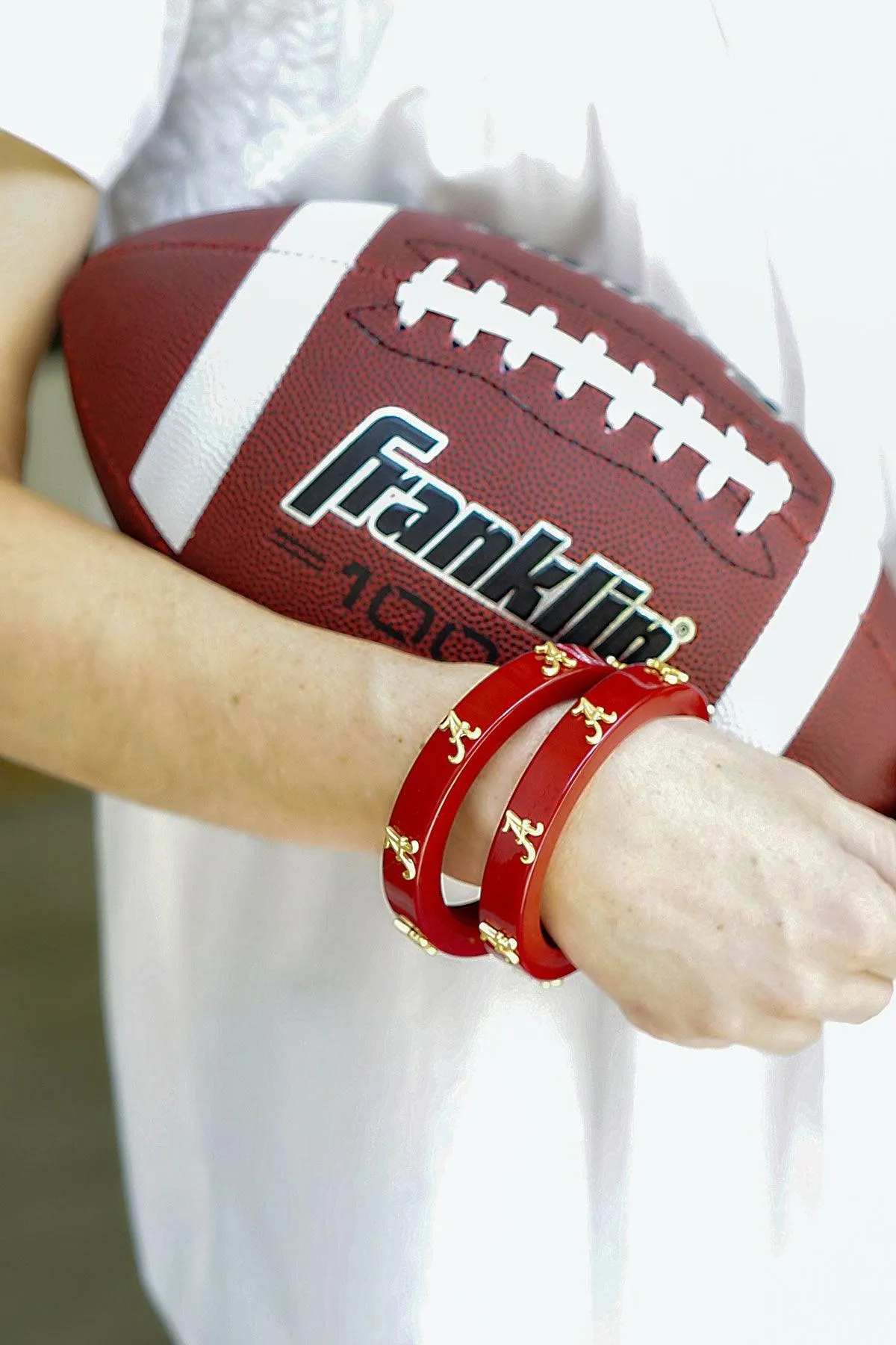 Alabama Crimson Tide Resin Logo Bangle - FINAL SALE sold by Canvas Style product image thumbnail 2