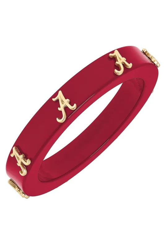 Alabama Crimson Tide Resin Logo Bangle - FINAL SALE sold by Canvas Style