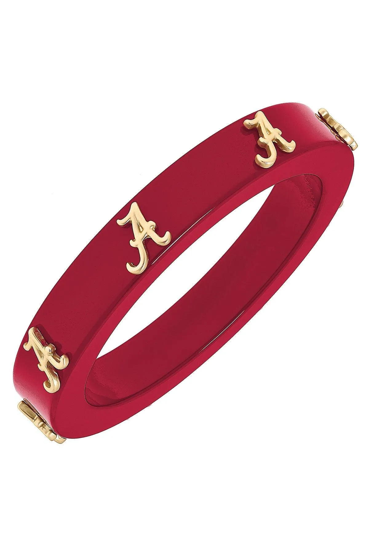 Alabama Crimson Tide Resin Logo Bangle - FINAL SALE sold by Canvas Style