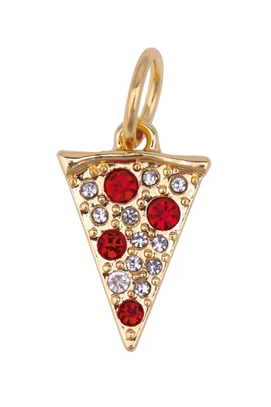 Pave Pizza Charm in Multi sold by Canvas Style