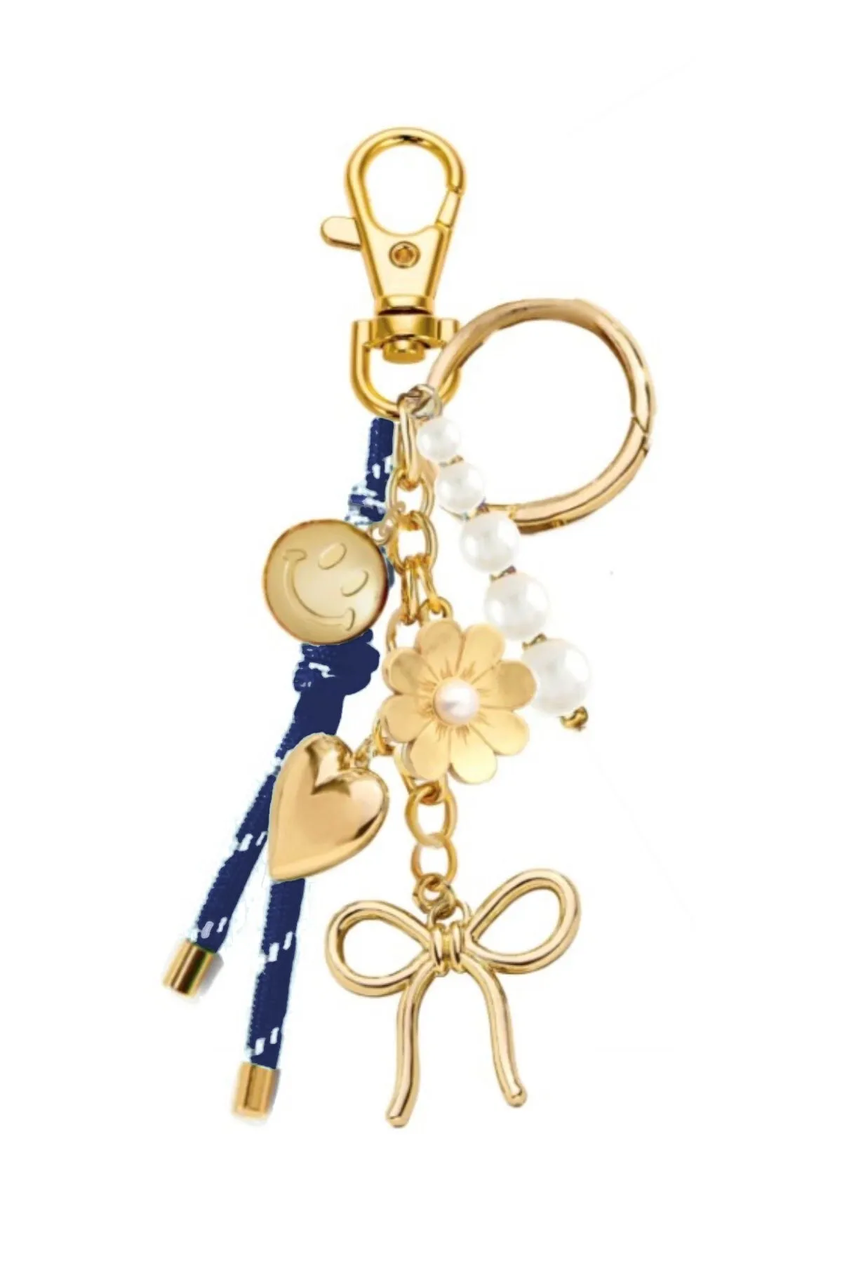 It Girl Cluster Bag Charm in Shiny Gold sold by Canvas Style