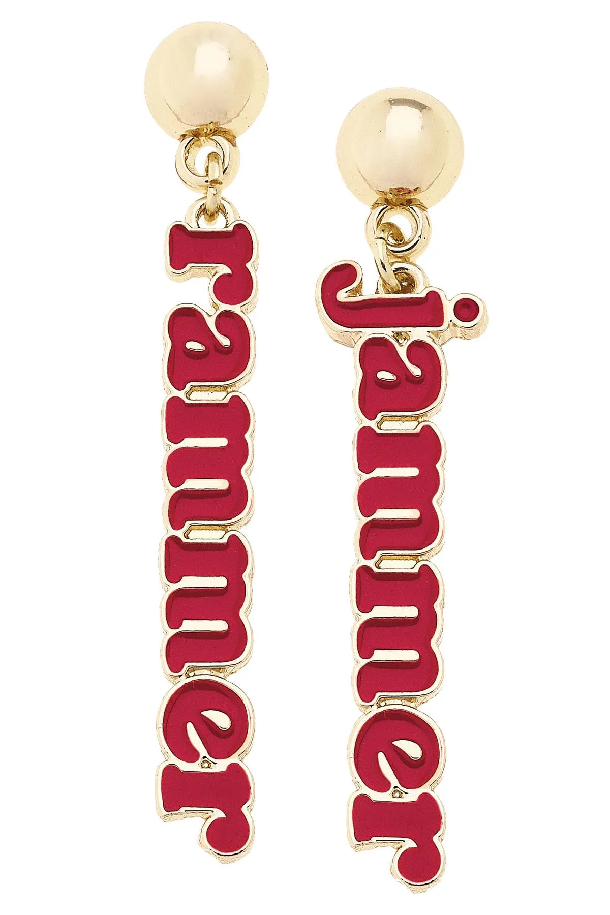 Alabama Crimson Tide Slogan Earrings sold by Canvas Style