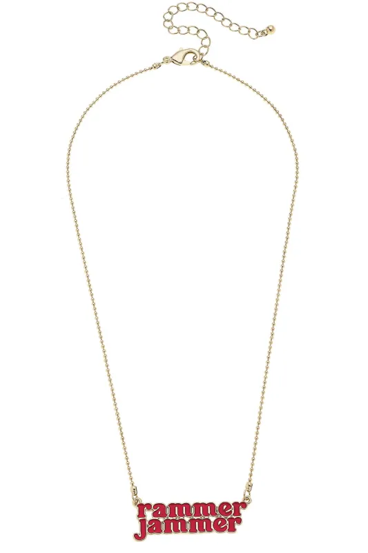 Alabama Crimson Tide Slogan Necklace sold by Canvas Style