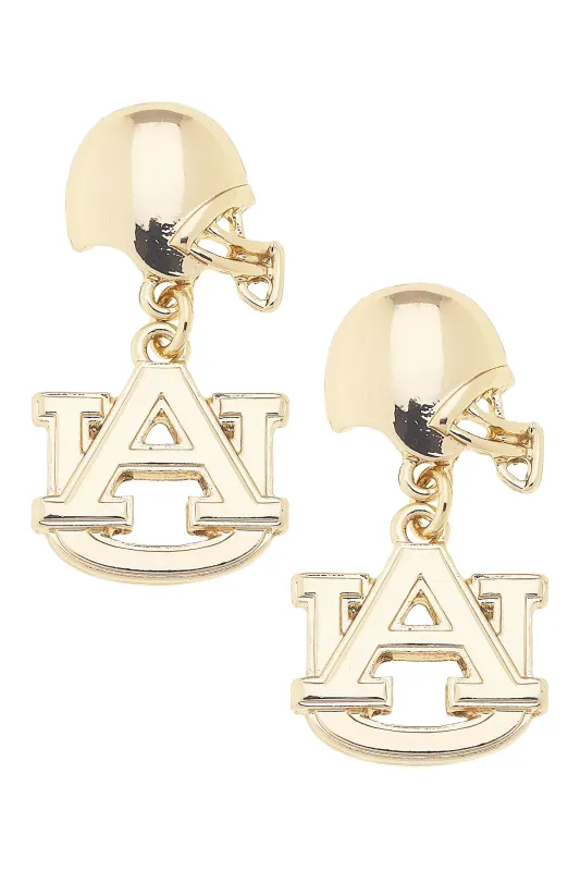 Auburn Tigers Logo Helmet Earrings sold by Canvas Style