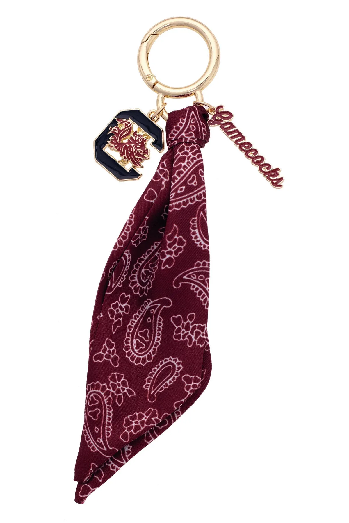 South Carolina Gamecocks Logo Bandana Bag Charm sold by Canvas Style