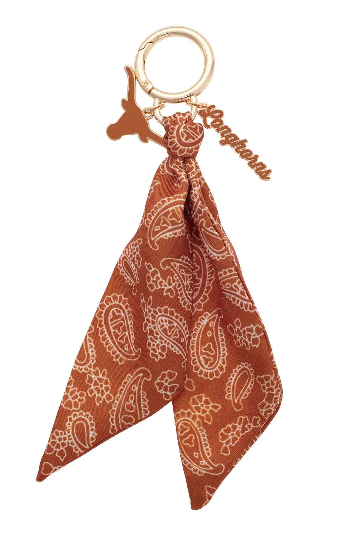 Texas Longhorns Logo Bandana Bag Charm sold by Canvas Style