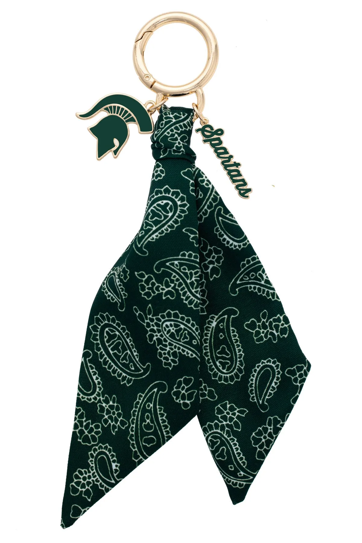 Michigan State Spartans Logo Bandana Bag Charm sold by Canvas Style