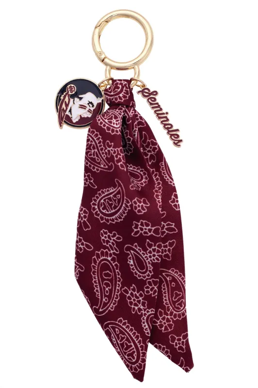 Florida State Seminoles Logo Bandana Bag Charm sold by Canvas Style