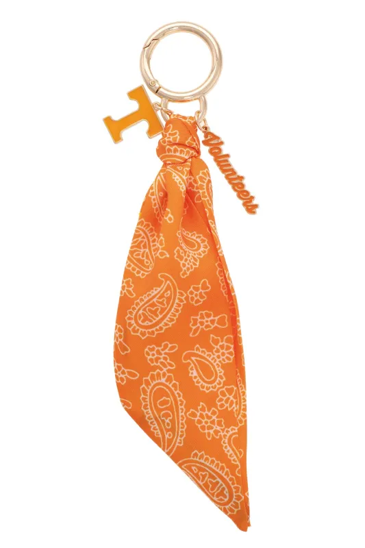 Tennessee Vols Logo Bandana Bag Charm made by Canvas Style