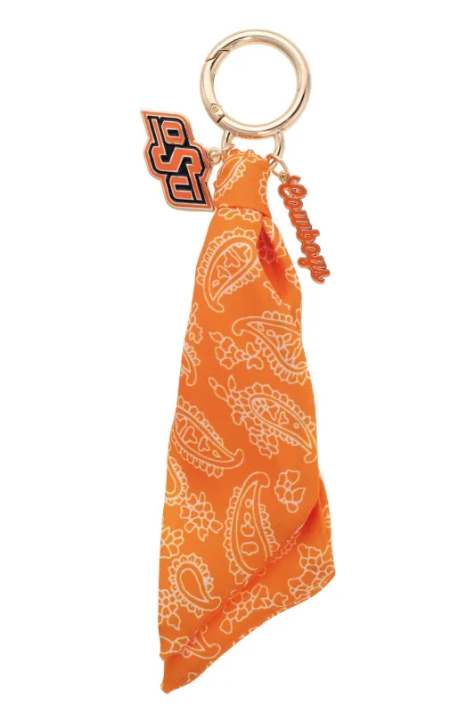 Oklahoma State Cowboys Logo Bandana Bag Charm sold by Canvas Style
