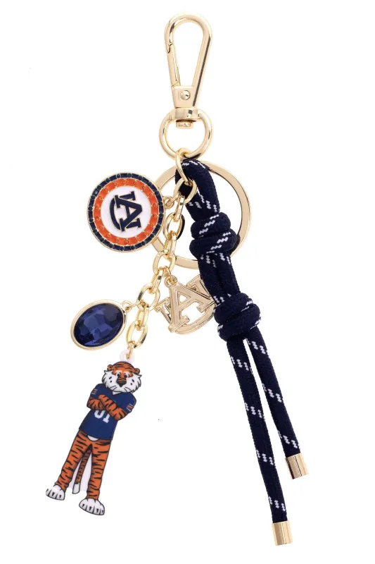 Auburn Tigers Cluster Bag Charm sold by Canvas Style