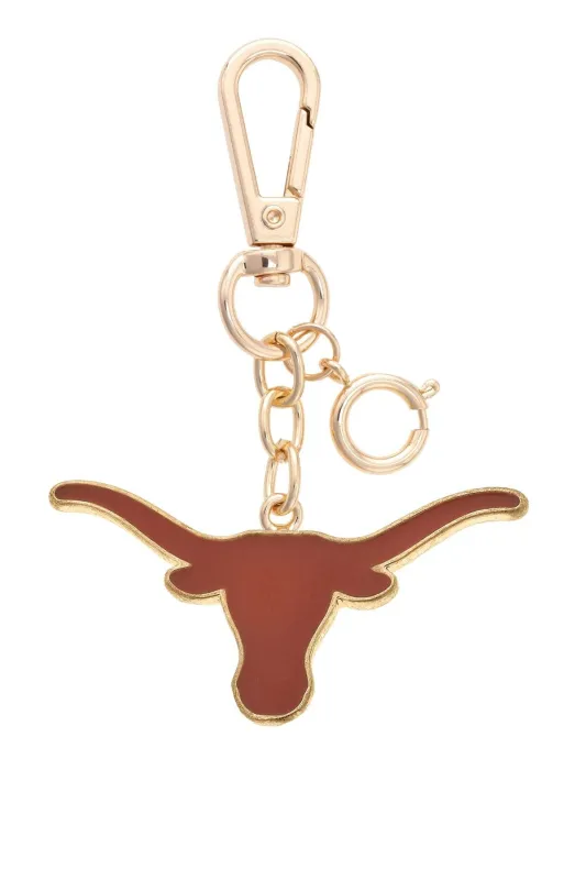 Texas Longhorns Enamel Logo Bag Charm sold by Canvas Style
