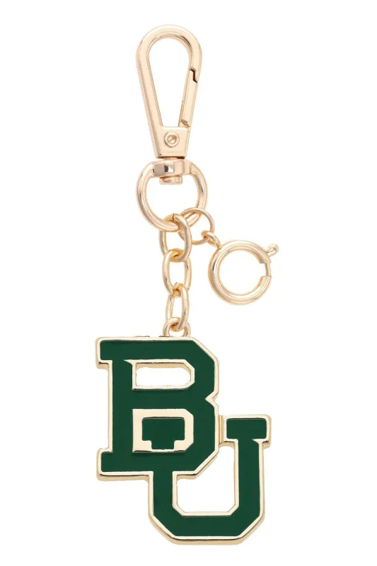 Baylor Bears Enamel Logo Bag Charm sold by Canvas Style