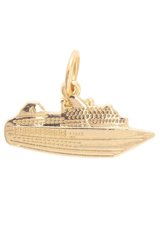 Cruiseline Charm in Shiny Gold sold by Canvas Style