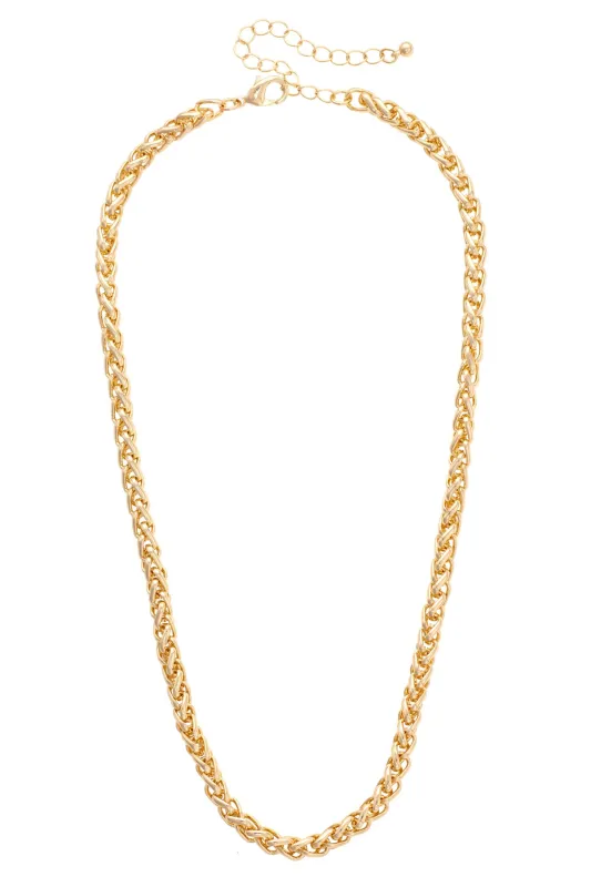 Emilia Foxtail Chain Pendant Necklace Base sold by Canvas Style