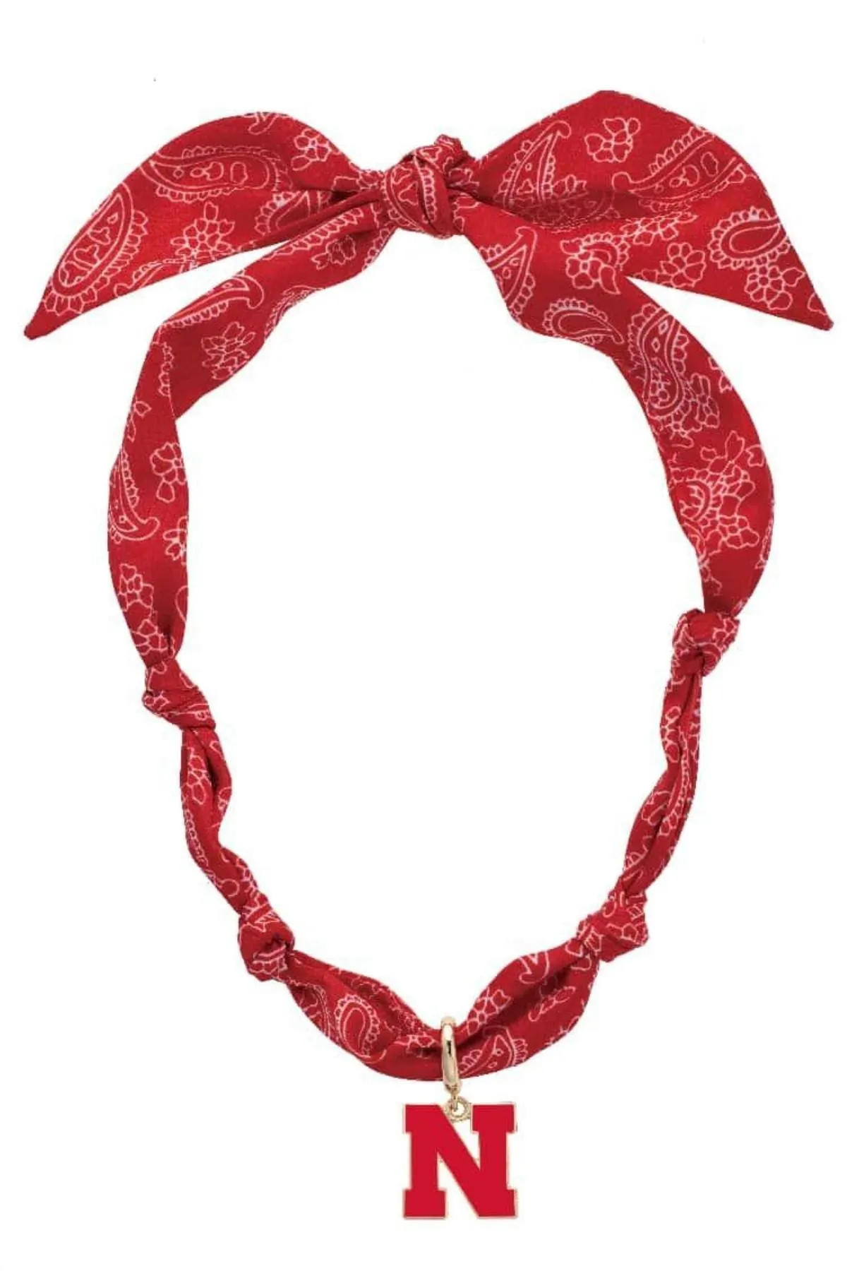 Nebraska Cornhuskers Logo Bandana Scarf Necklace sold by Canvas Style