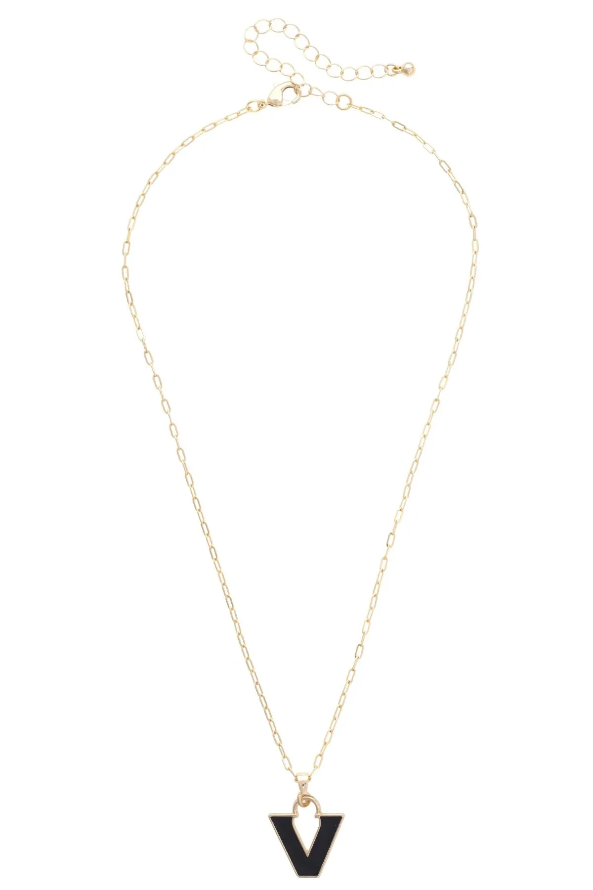 Vanderbilt Commodores Enamel Pendant Necklace in Shiny Gold sold by Canvas Style