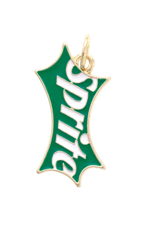 Sprite Logo Charm in Green & White sold by Canvas Style
