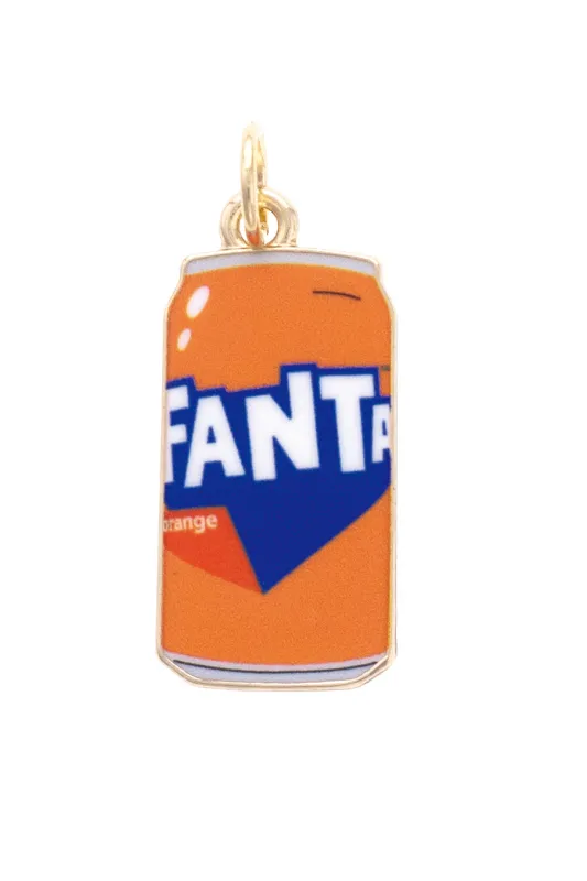 Fanta Can Charm in Orange & Blue sold by Canvas Style