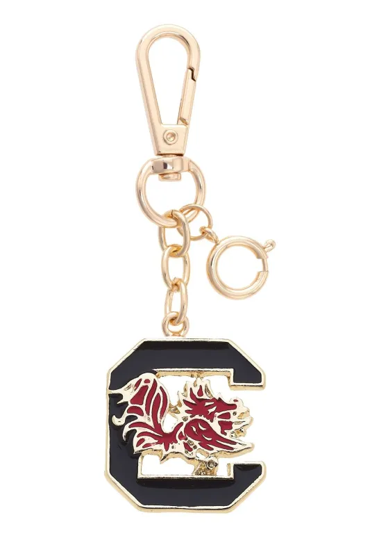 South Carolina Gamecocks Enamel Logo Bag Charm sold by Canvas Style