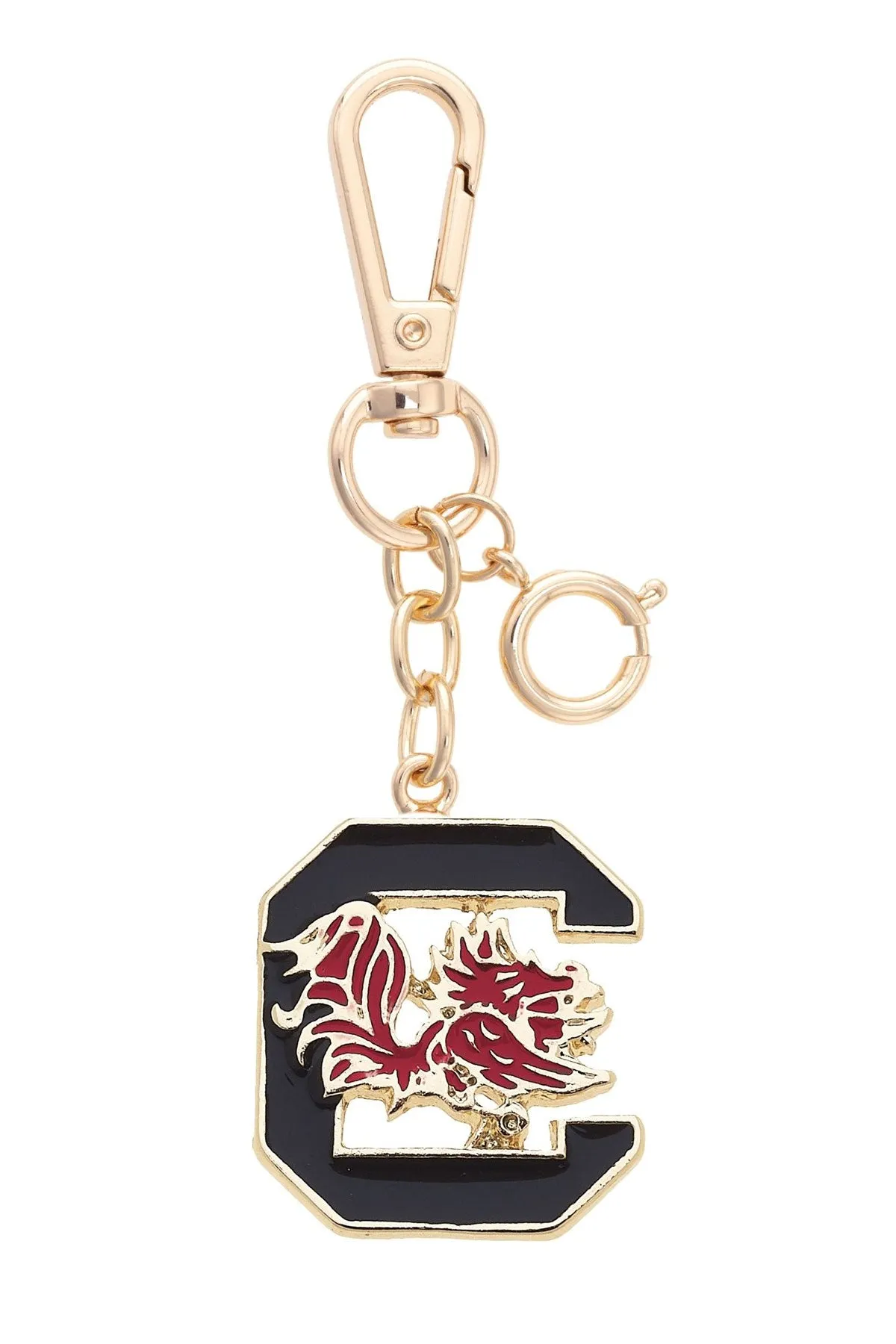 South Carolina Gamecocks Enamel Logo Bag Charm sold by Canvas Style