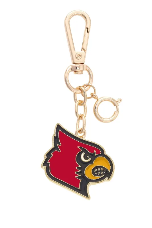 Louisville Cardinals Enamel Logo Bag Charm sold by Canvas Style