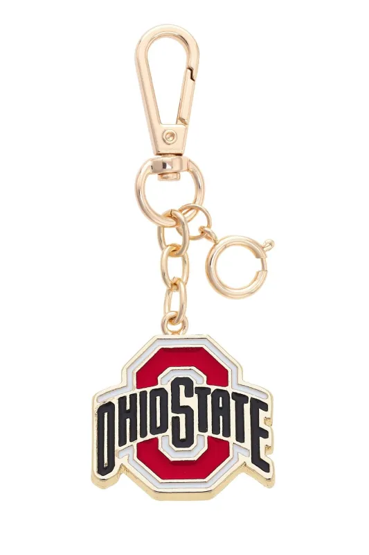 Ohio State Buckeyes Enamel Logo Bag Charm sold by Canvas Style