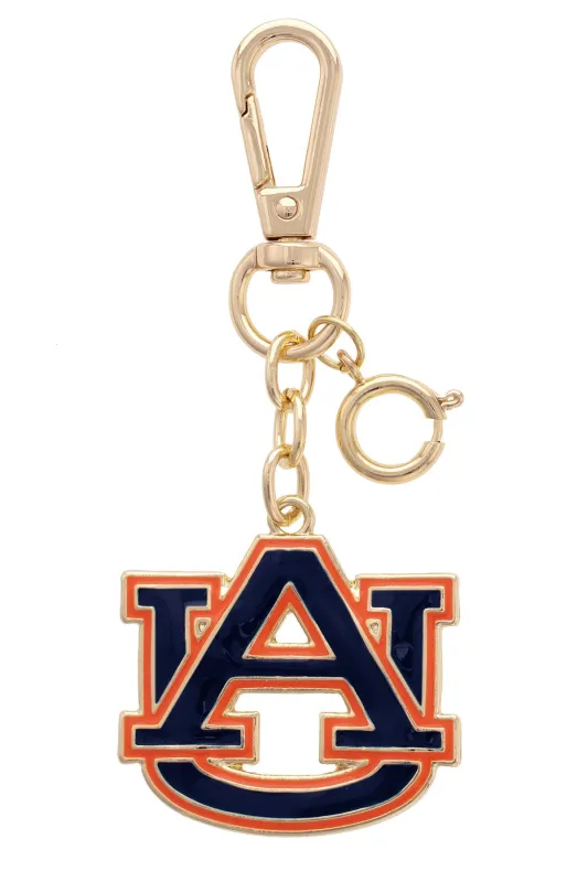 Auburn Tigers Enamel Logo Bag Charm sold by Canvas Style