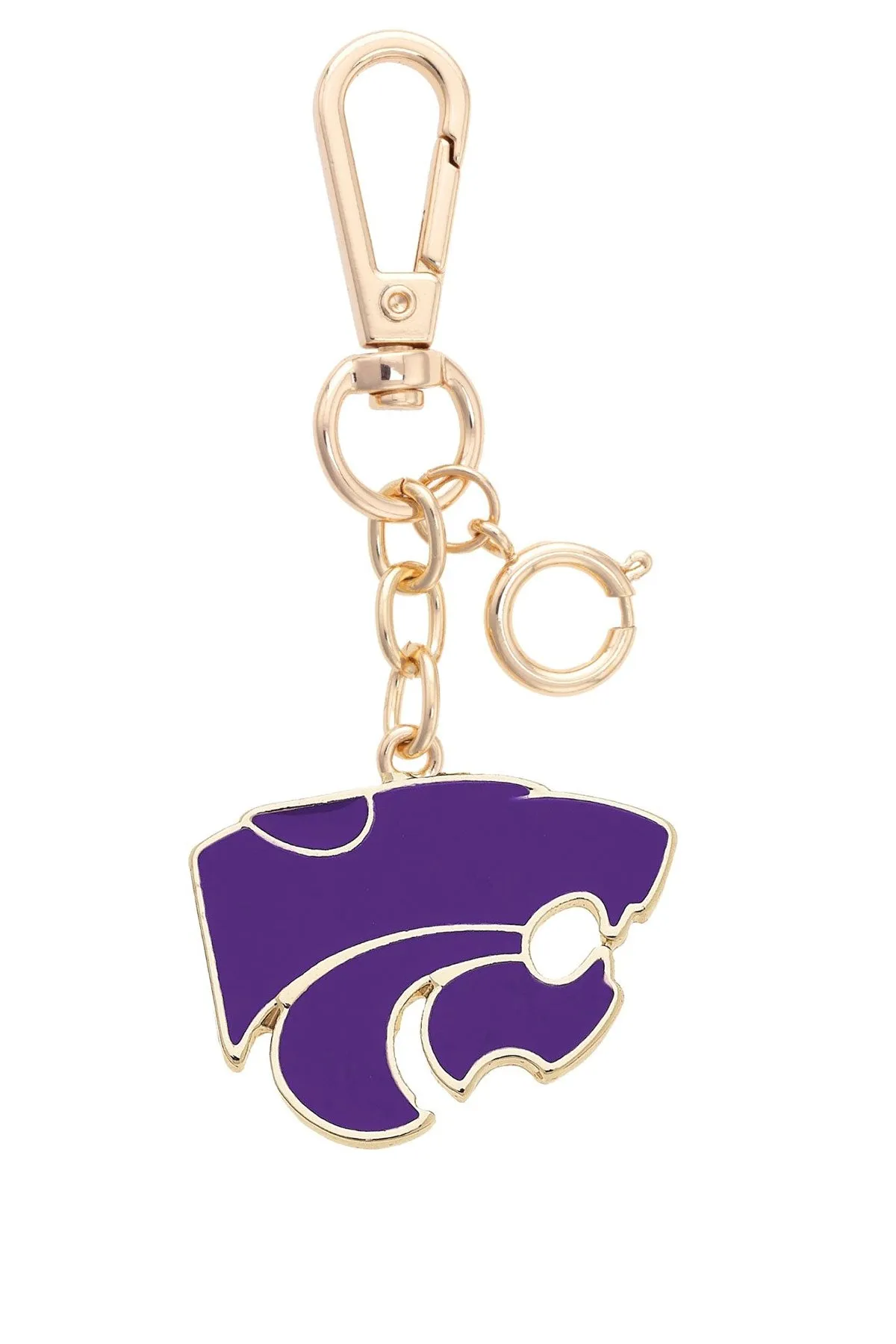 Kansas State Wildcats Enamel Logo Bag Charm sold by Canvas Style