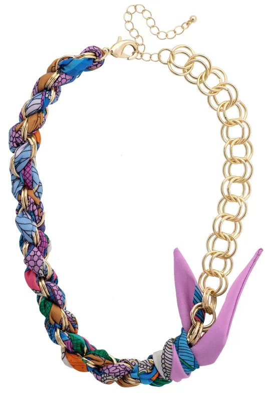 Noelle Chain Scarf Necklace sold by Canvas Style