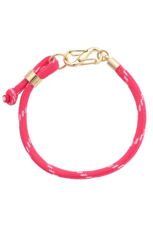 Nealey Carabiner Paracord Bracelet in Fuchsia Multi sold by Canvas Style