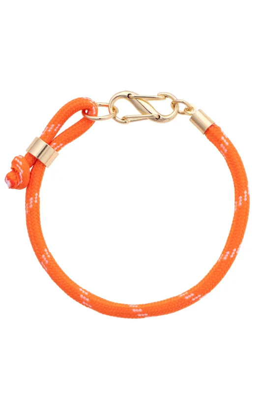 Nealey Carabiner Paracord Bracelet in Orange sold by Canvas Style
