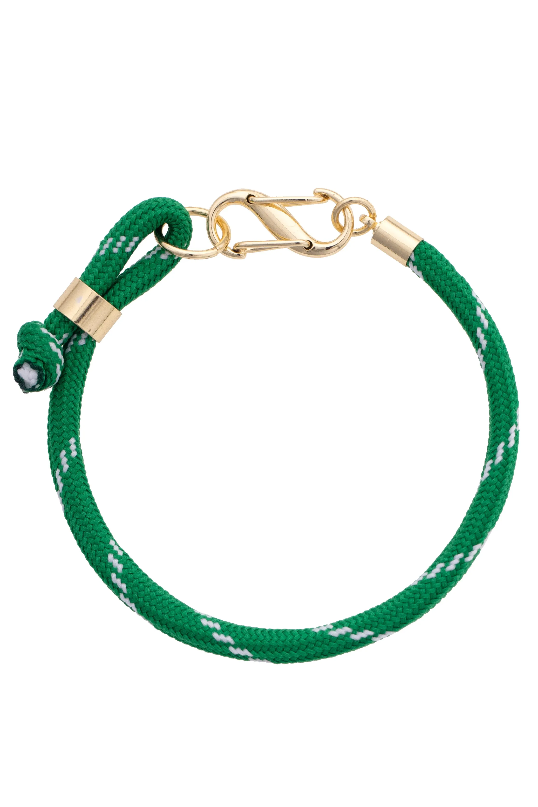 Nealey Carabiner Paracord Bracelet in Kelly Green sold by Canvas Style