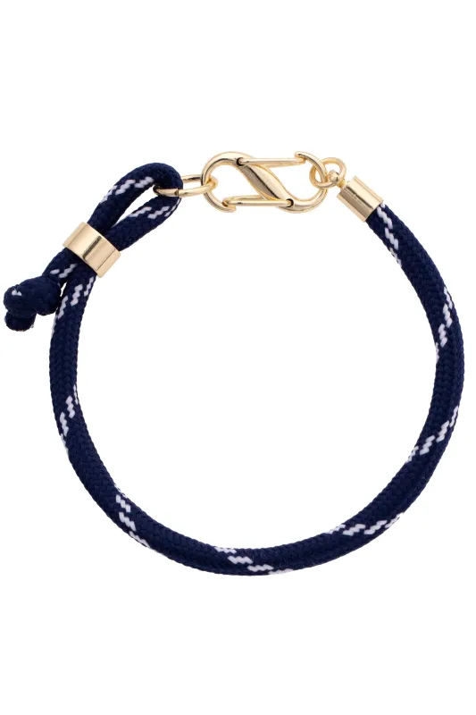 Nealey Carabiner Paracord Bracelet in Navy sold by Canvas Style