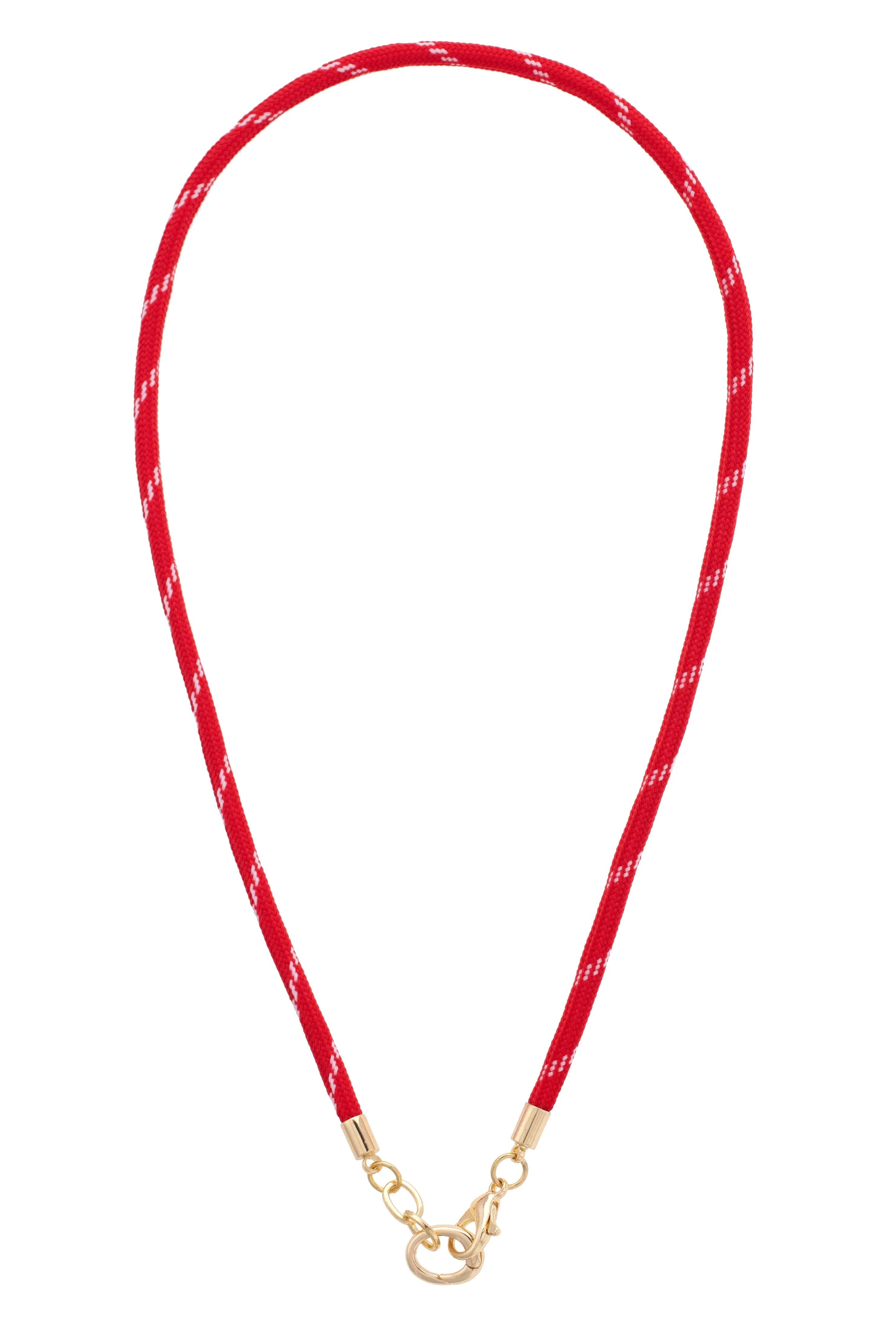 Goldie Paracord Charm Necklace Base in Red sold by Canvas Style