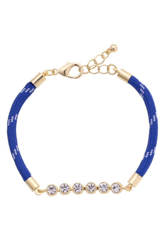 Betsy Paracord Tennis Bracelet in Blue sold by Canvas Style
